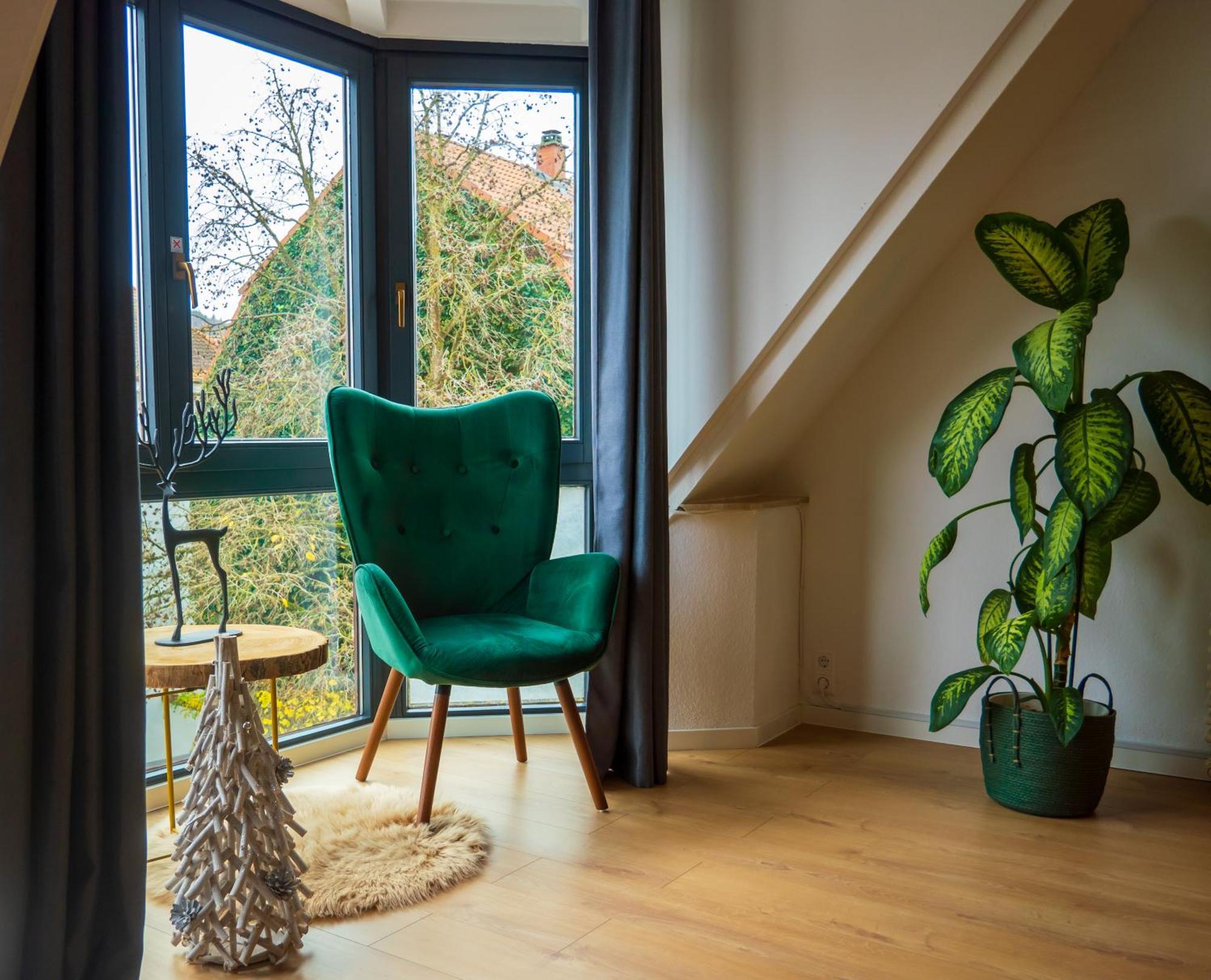 Amao-Green I 90Qm I Penthouse Maisonette Mit Rooftop I City Center I King-Size Betten Lahr  Exterior foto